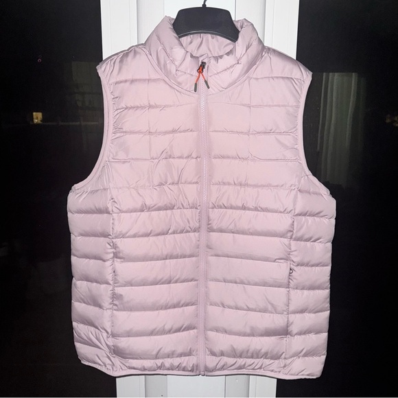 Ozark Trail Jackets & Blazers - Ozark Trail Women's Core Puffer Vest Large 12-14 Mauve Pink Quilted Zip Front
